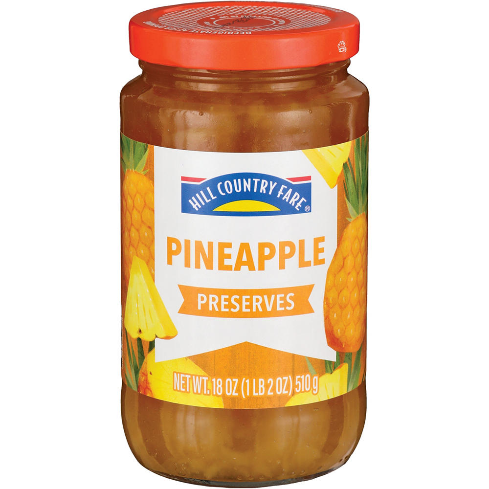 Hill Country Fare Pineapple Preserves, 18 oz