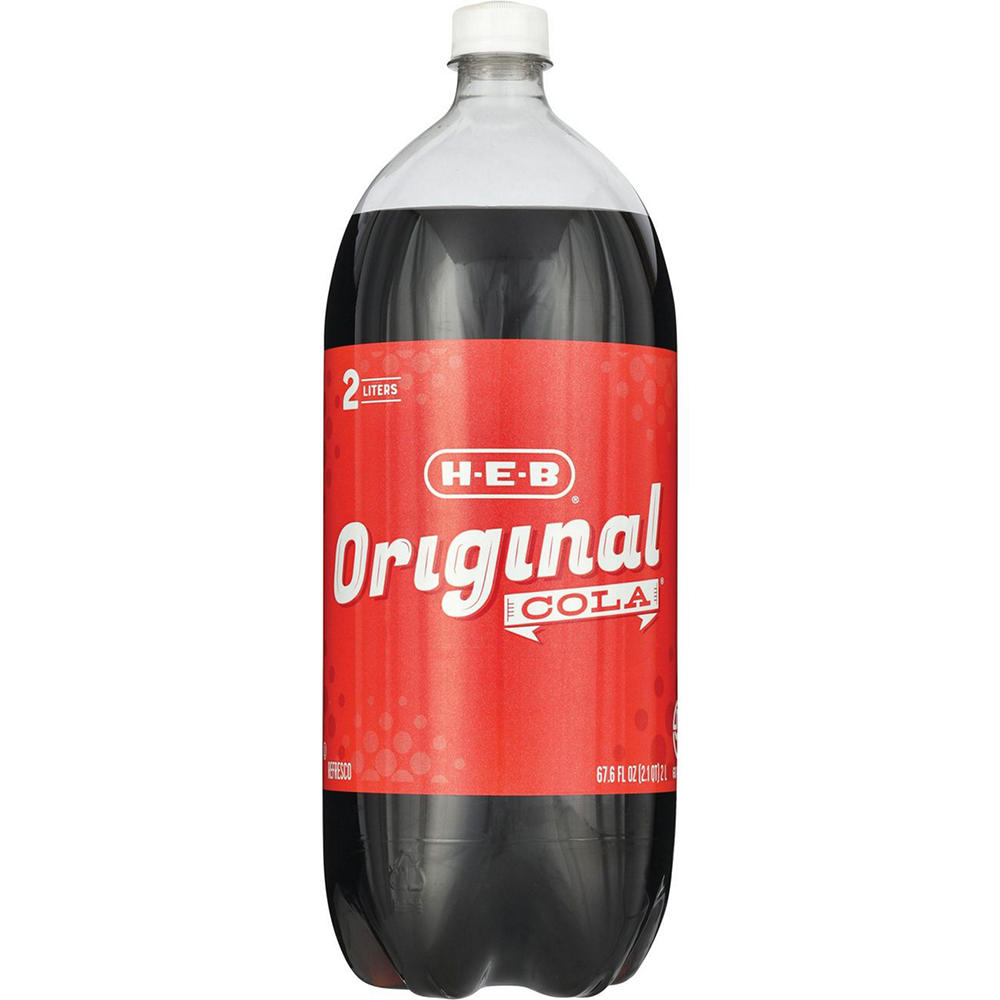 H-E-B Original Cola Soda, 2 L