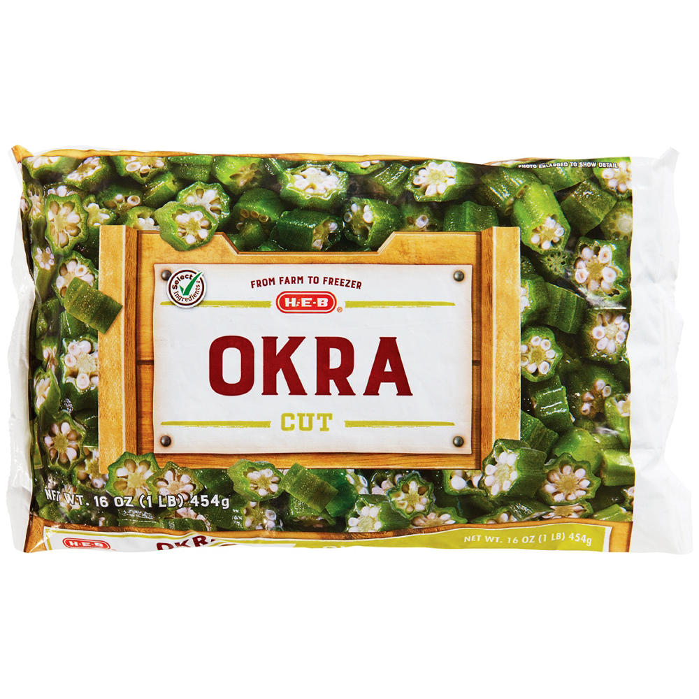 H-E-B Frozen Cut Okra, 16 oz