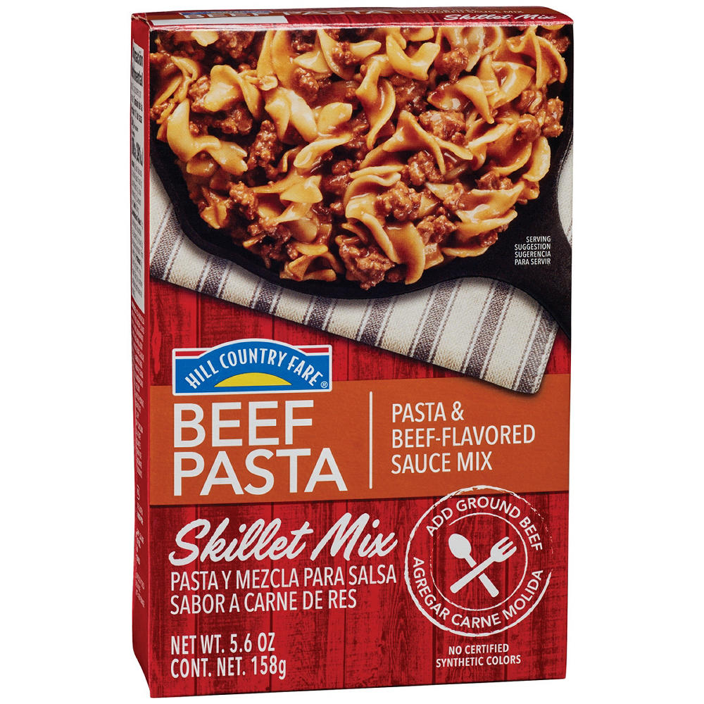 Hill Country Fare Beef Pasta Skillet Mix, 5.6 oz