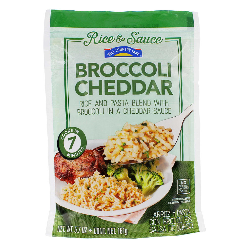 Hill Country Fare Cheddar Broccoli Rice, 5.7 oz