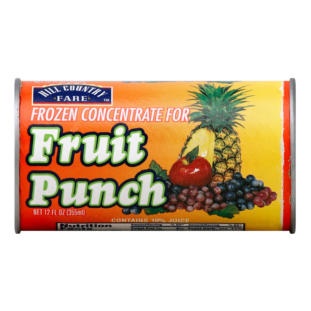 Hill Country Fare Frozen Fruit Punch, 12 oz