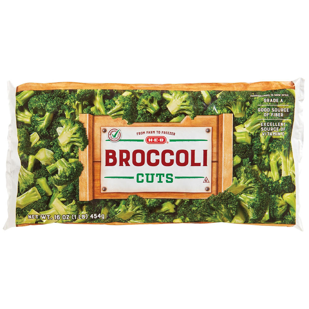 H-E-B Frozen Broccoli Cuts, 16 oz