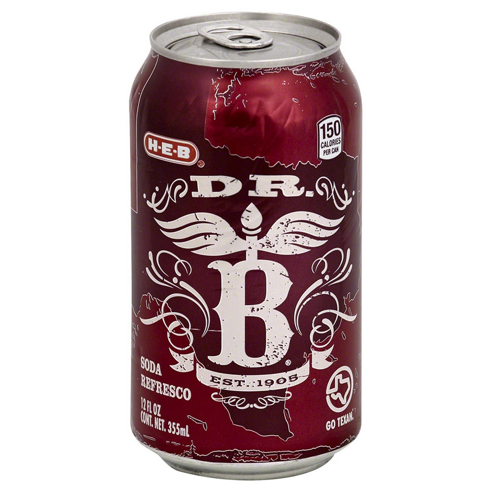 H-E-B Dr. B Soda, 12 oz