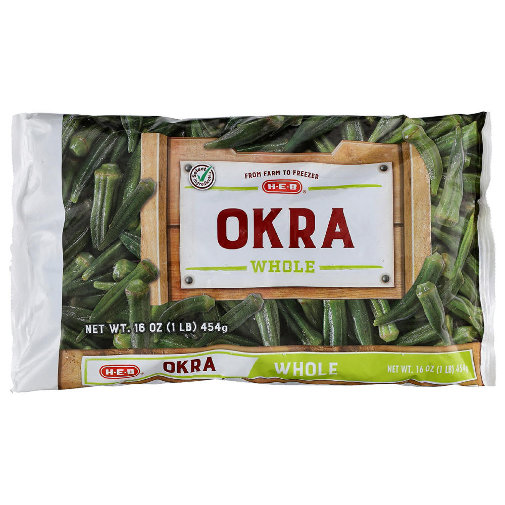 H-E-B Frozen Whole Okra, 16 oz
