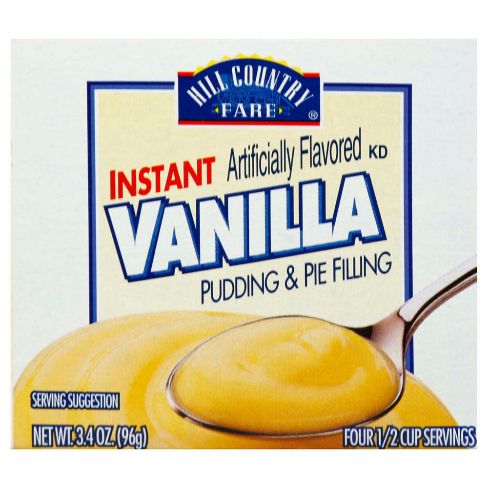 Hill Country Fare Instant Vanilla Pudding Mix, 3.4 oz