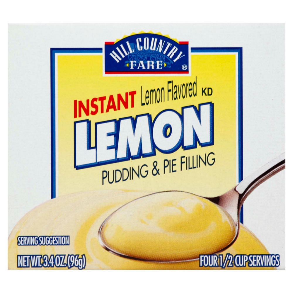 Hill Country Fare Instant Lemon Pudding Mix, 3.4 oz