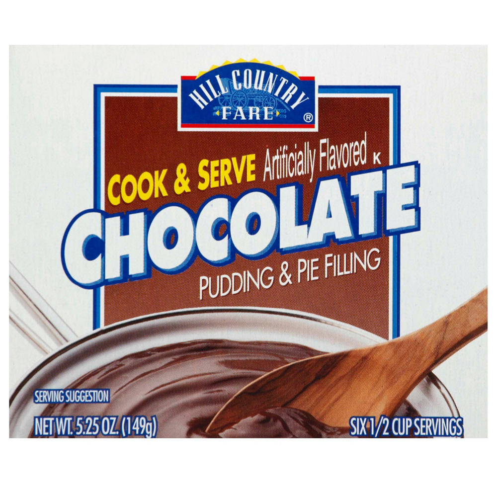Hill Country Fare Chocolate Pudding Mix, 5.25 oz