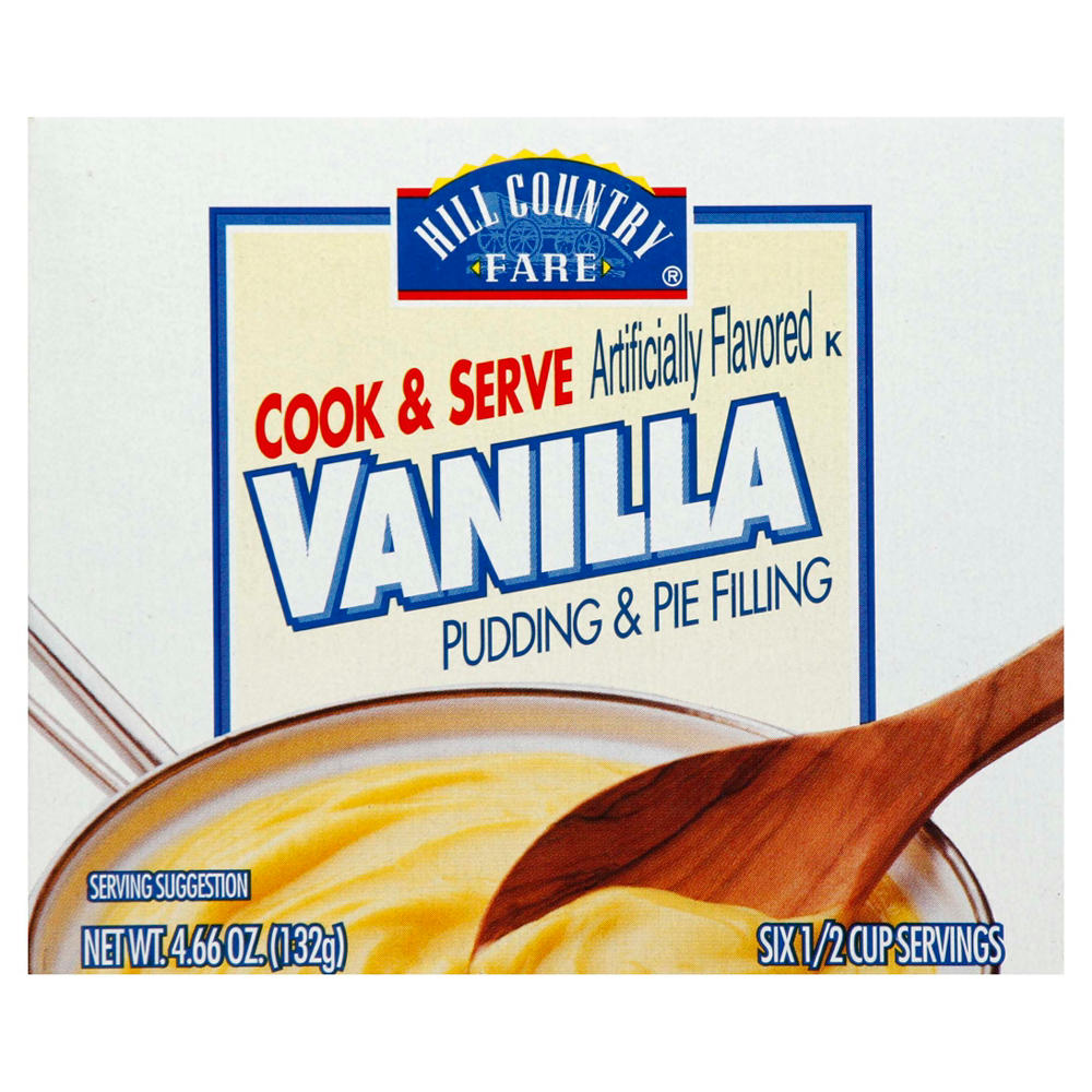 Hill Country Fare Vanilla Pudding Mix, 4.66 oz
