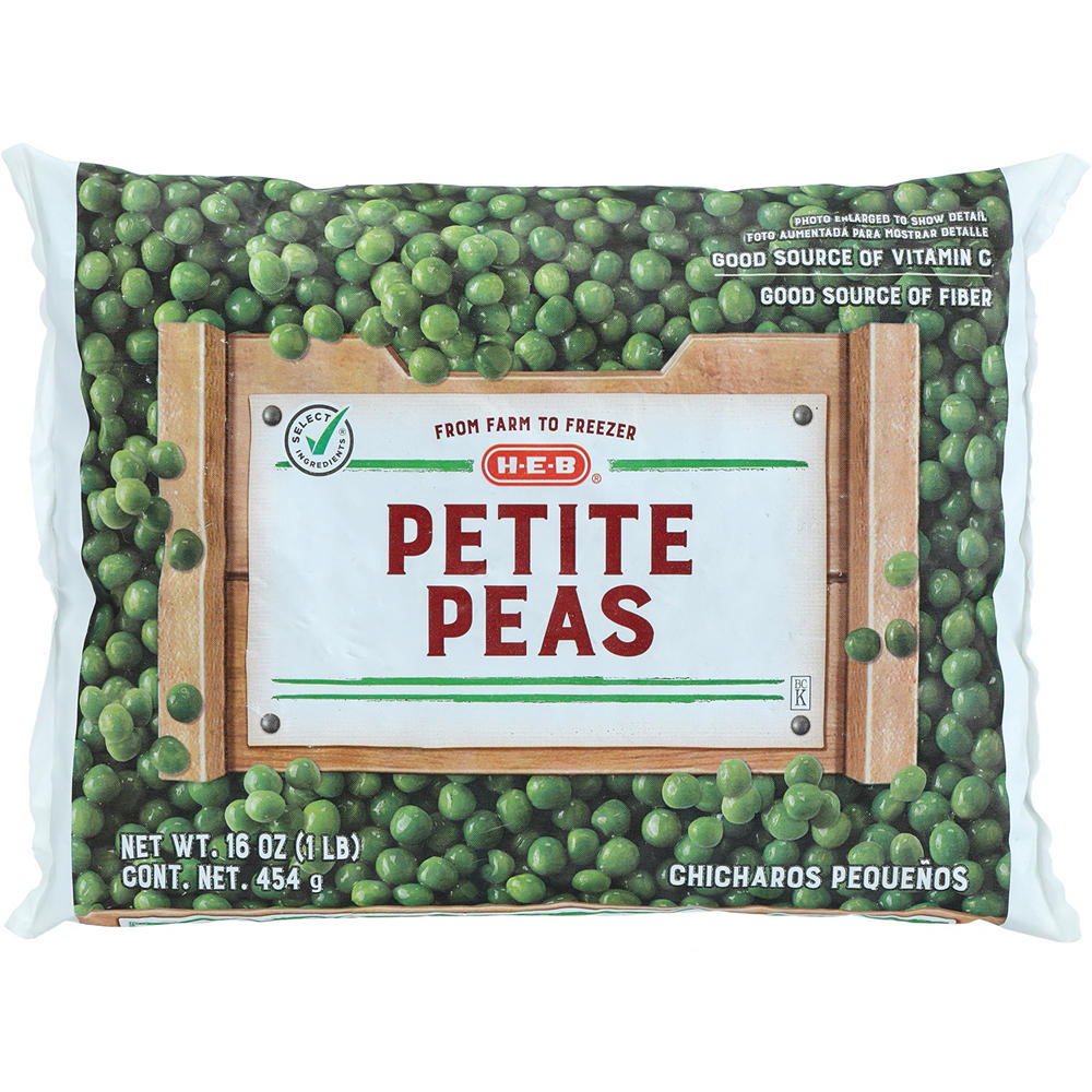H-E-B Petite Peas, 16 oz