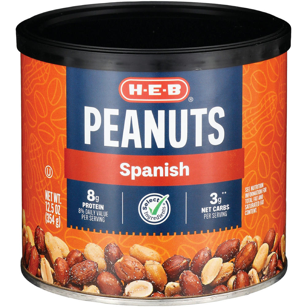 H-E-B Spanish Peanuts, 12.5 oz