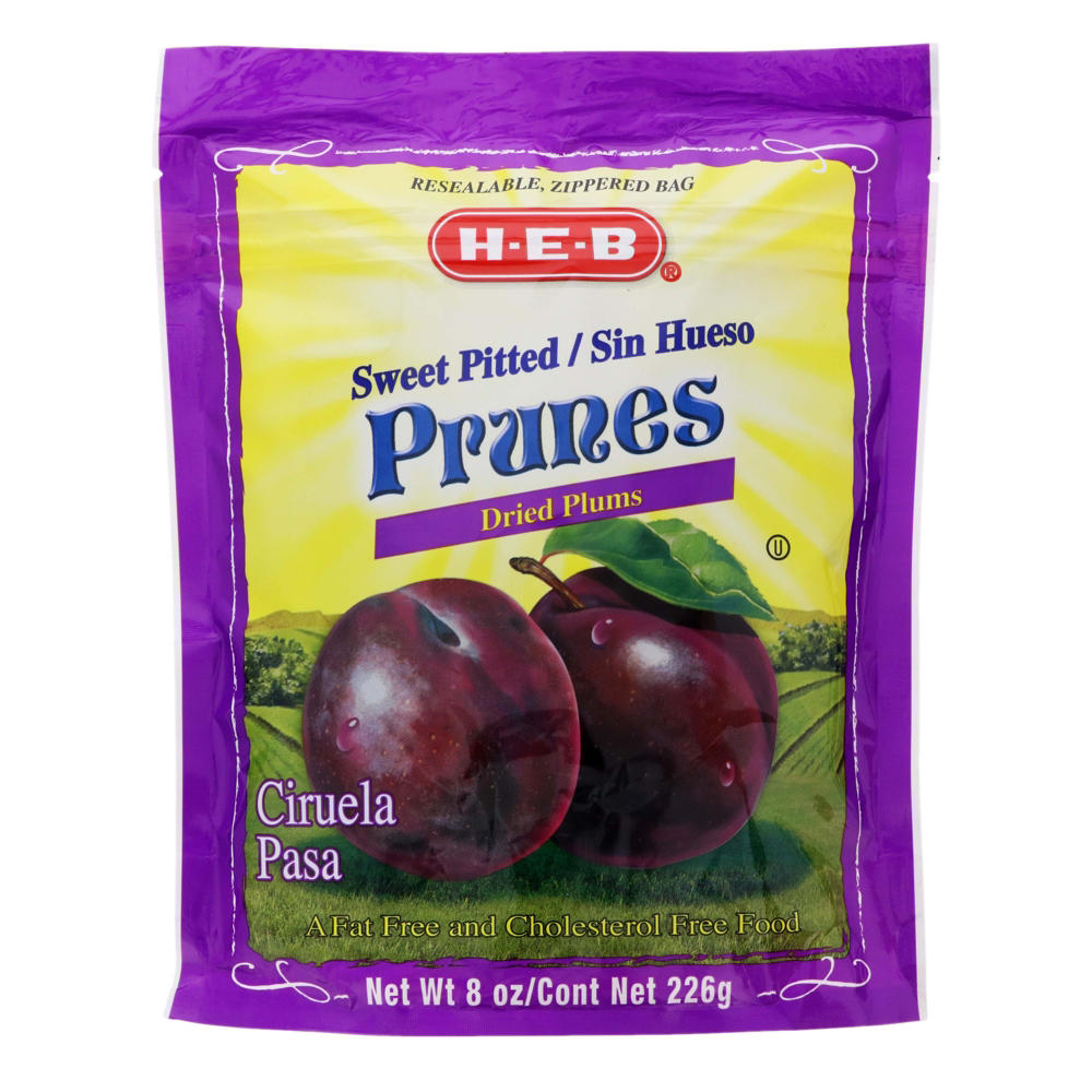 H-E-B Sweet Pitted Prunes, 8 oz