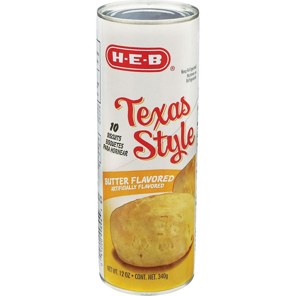 H-E-B Texas-Style Butter-Flavored Biscuits, 10 ct
