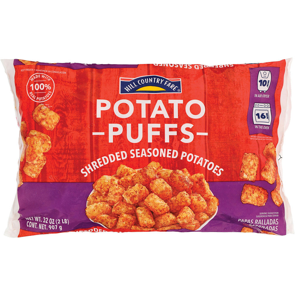 Hill Country Fare Frozen Potato Puffs, 32 oz