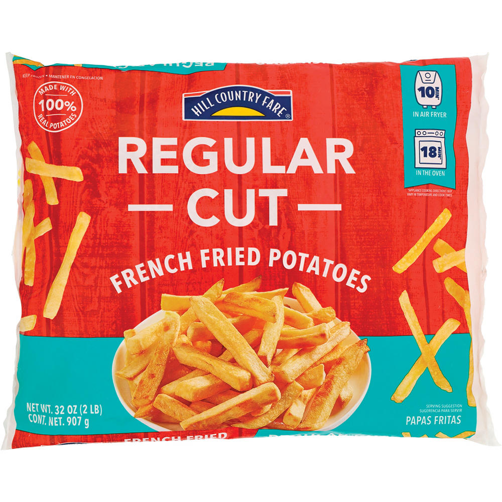 Hill Country Fare Frozen Regular Cut French Fries, 32 oz