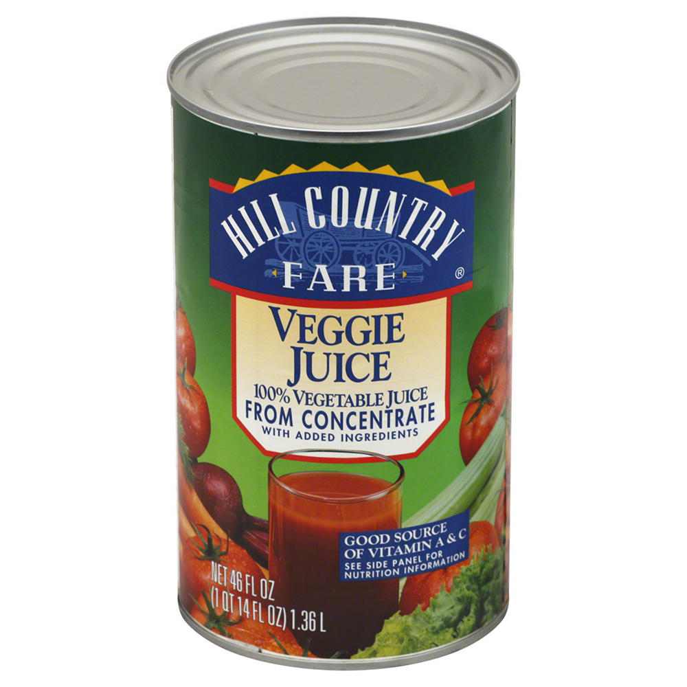 Hill Country Fare 100% Veggie Juice, 46 oz