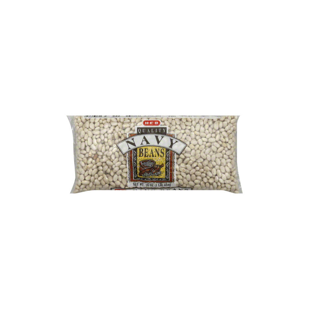 H-E-B Navy Beans, 16 oz