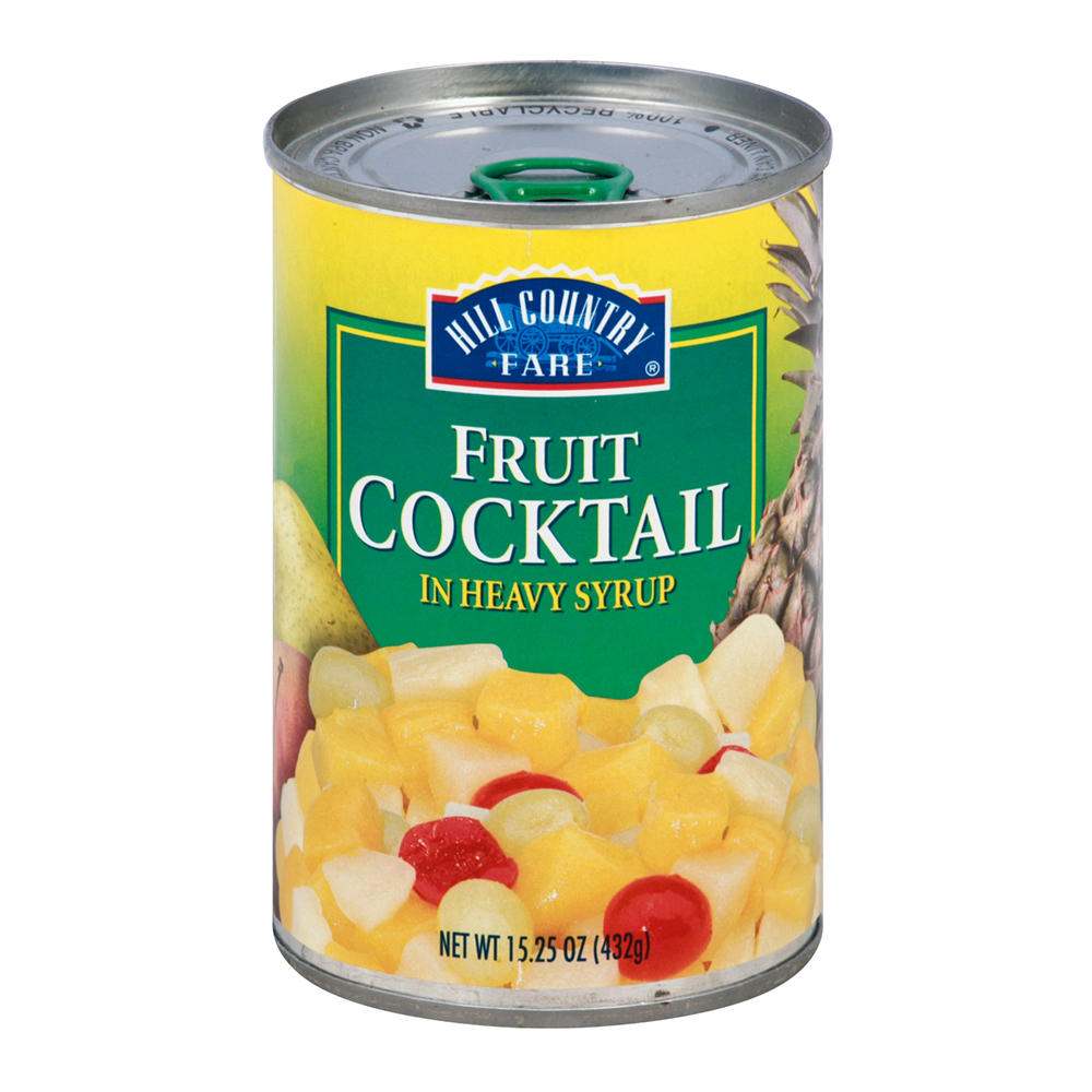 Hill Country Fare Fruit Cocktail - Heavy Syrup, 15.25 oz