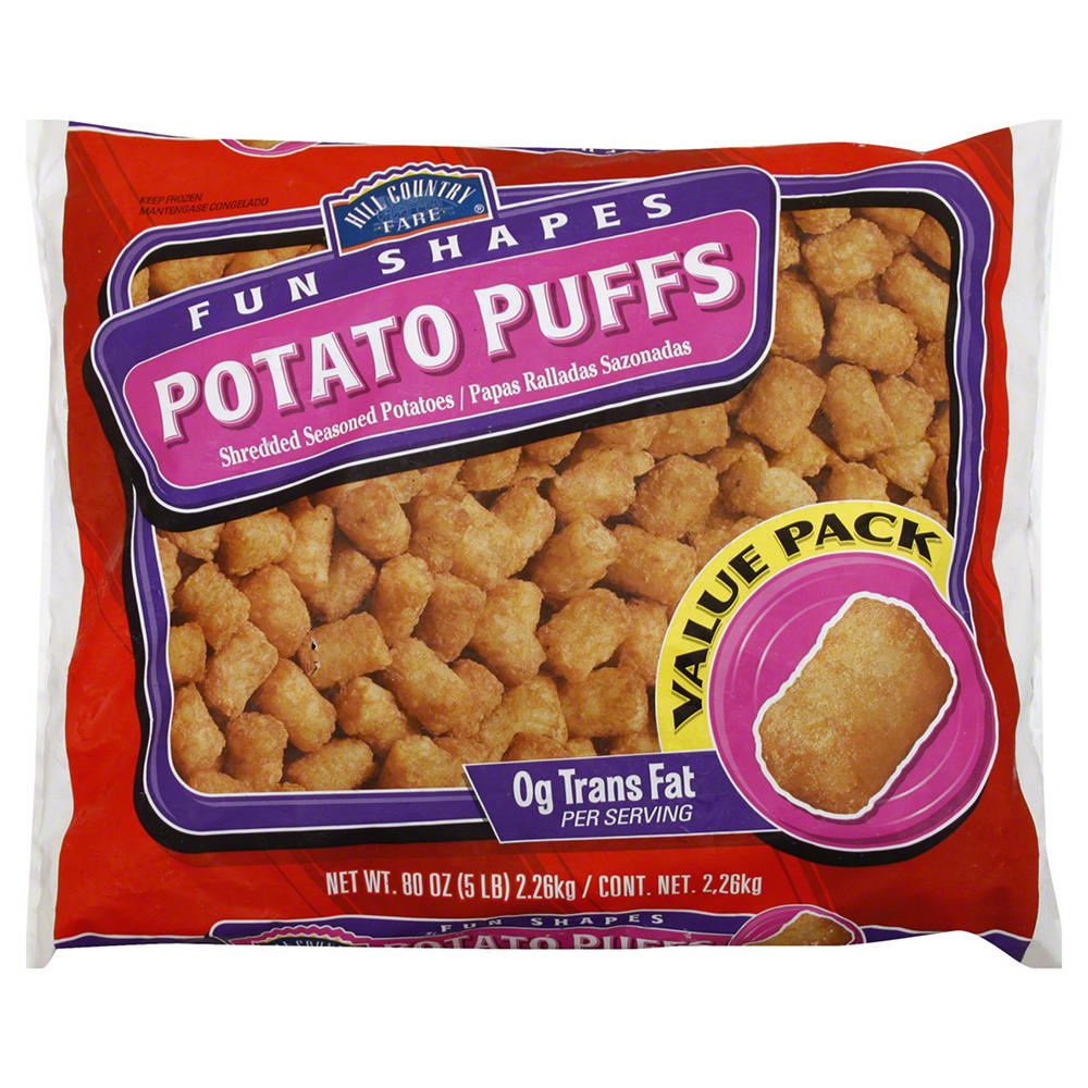 Hill Country Fare Frozen Potato Puffs - Texas-Size Pack, 80 oz