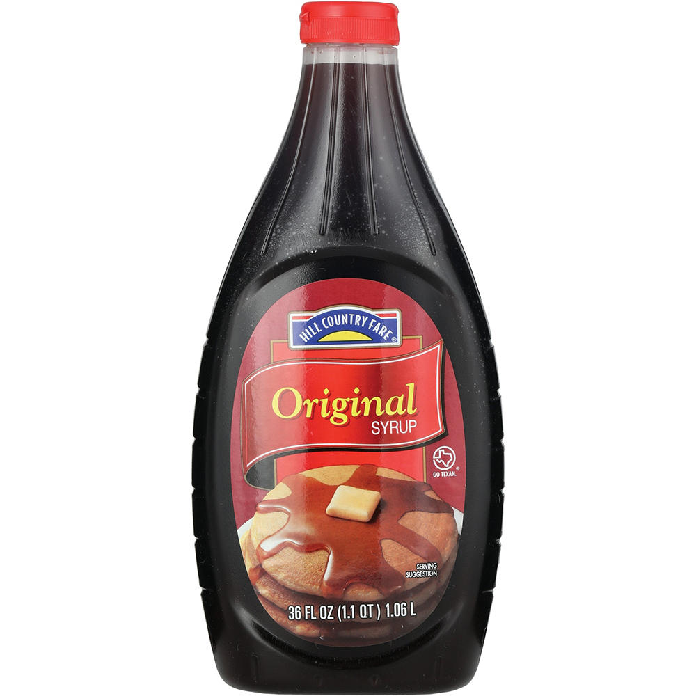 Hill Country Fare Original Syrup, 36 oz