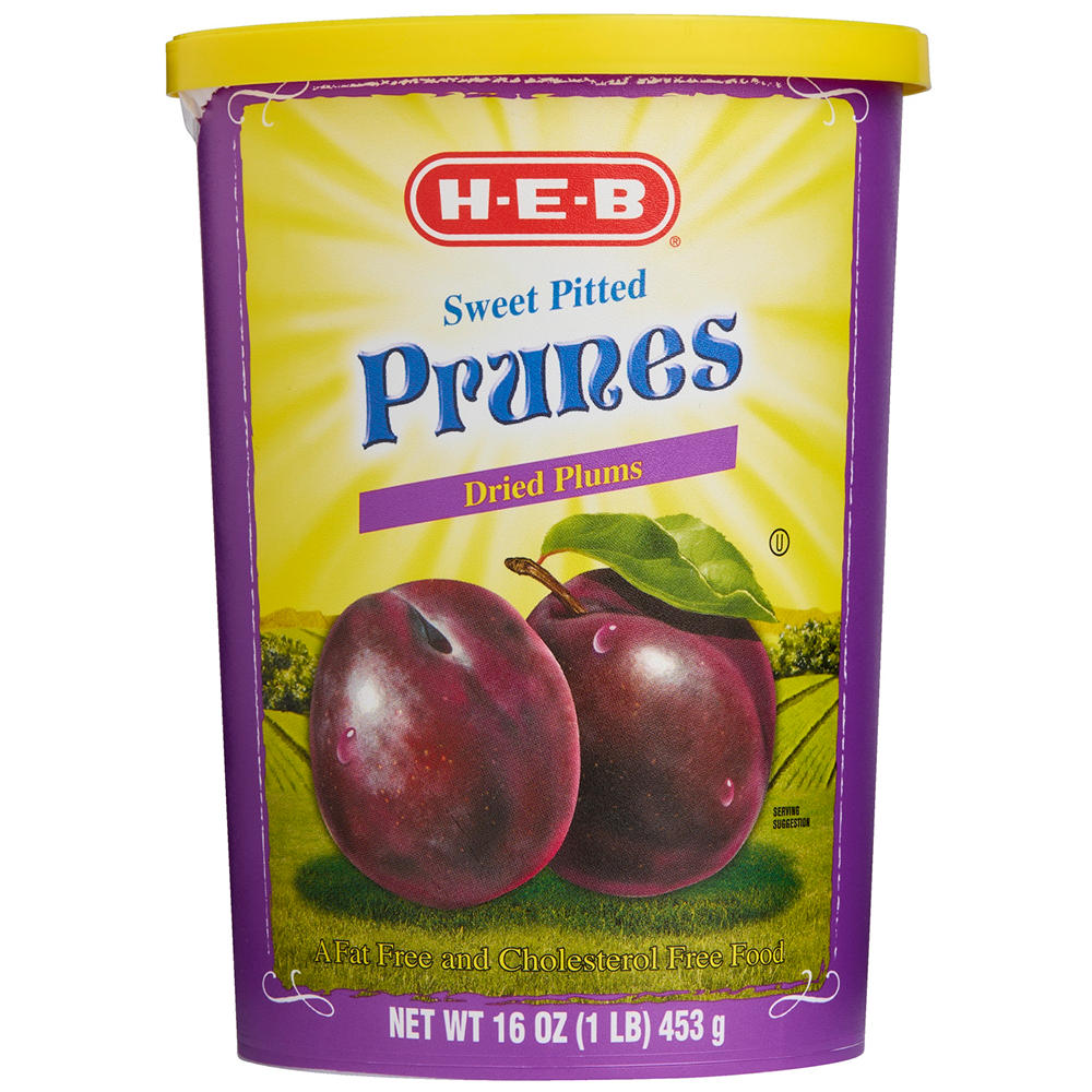 H-E-B Sweet Pitted Prunes, 16 oz