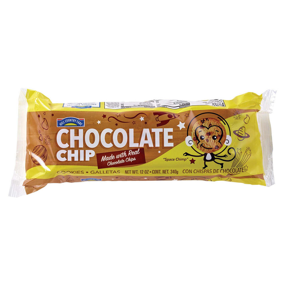 Hill Country Fare Chocolate Chip Cookies, 12 oz