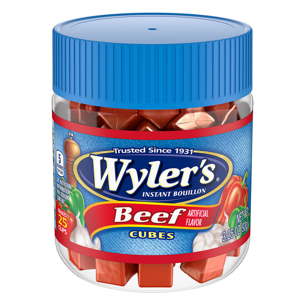 Wyler's Instant Bouillon Beef Flavor Cubes, 3.25 oz