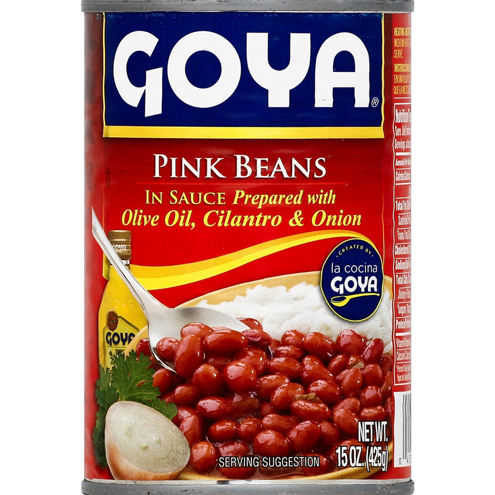 Goya Pink Beans in Sauce, 15 oz