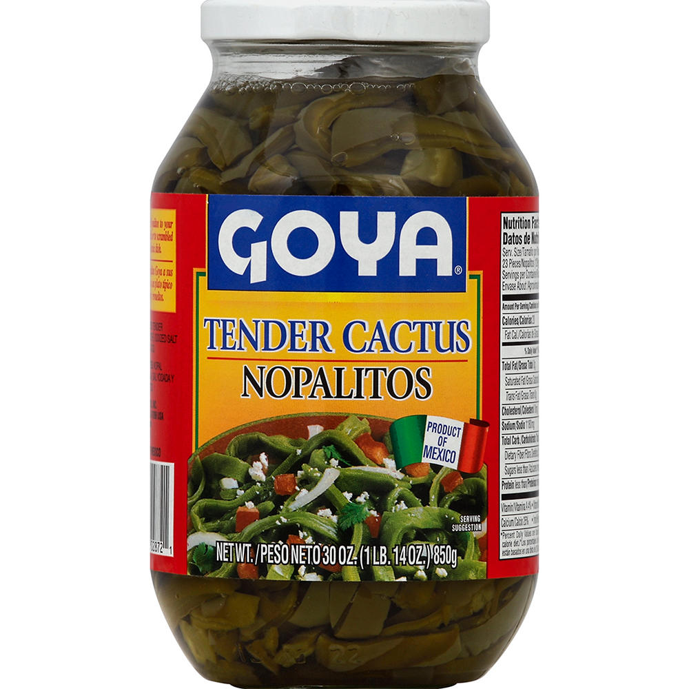 Goya Tender Cactus Nopalitos, 30 oz