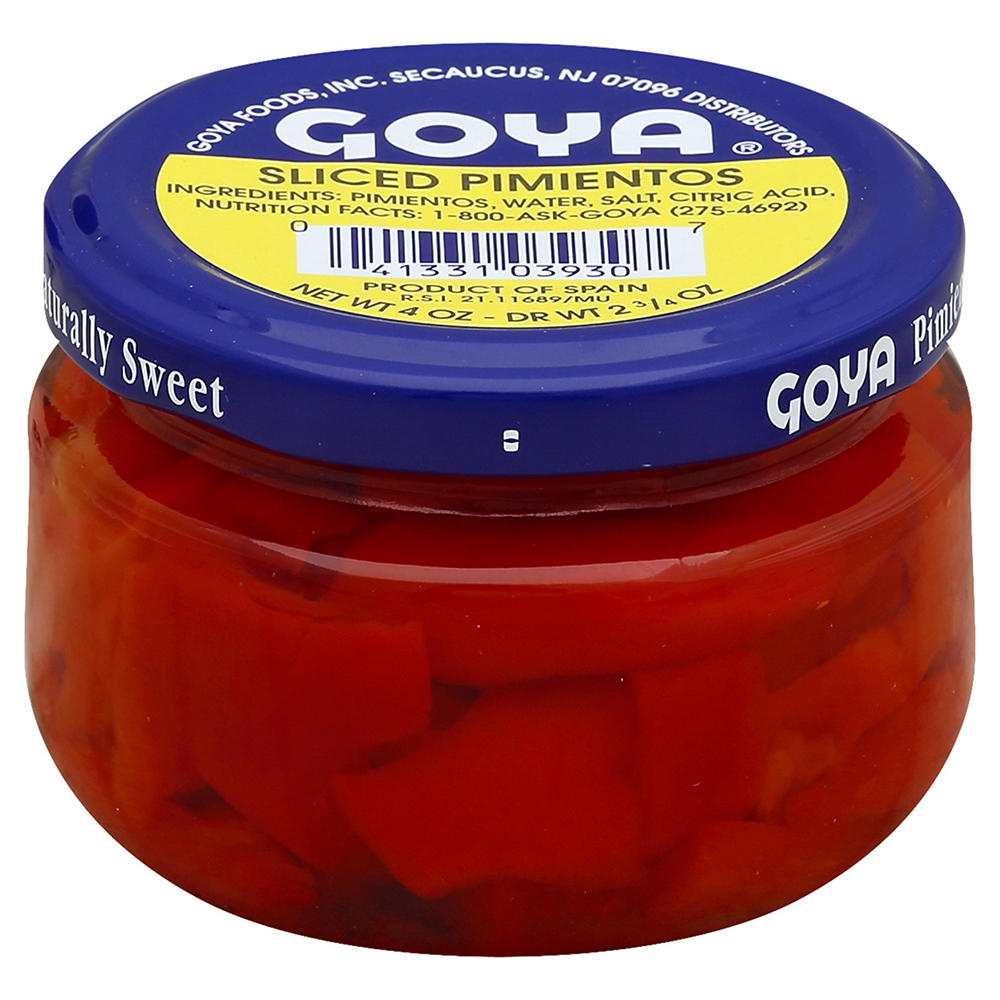Goya Sliced Pimientos, 4 oz