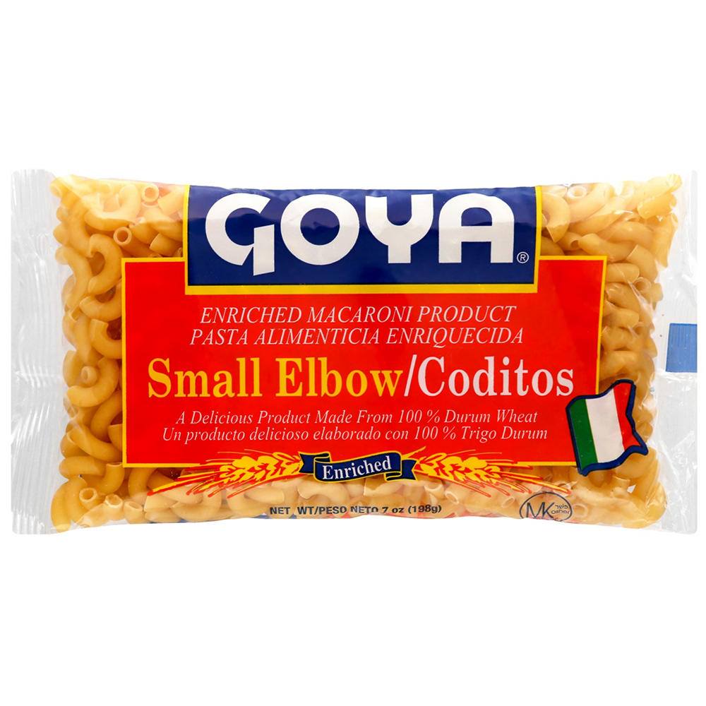 Goya Small Elbow Pasta Noodles, 7 oz
