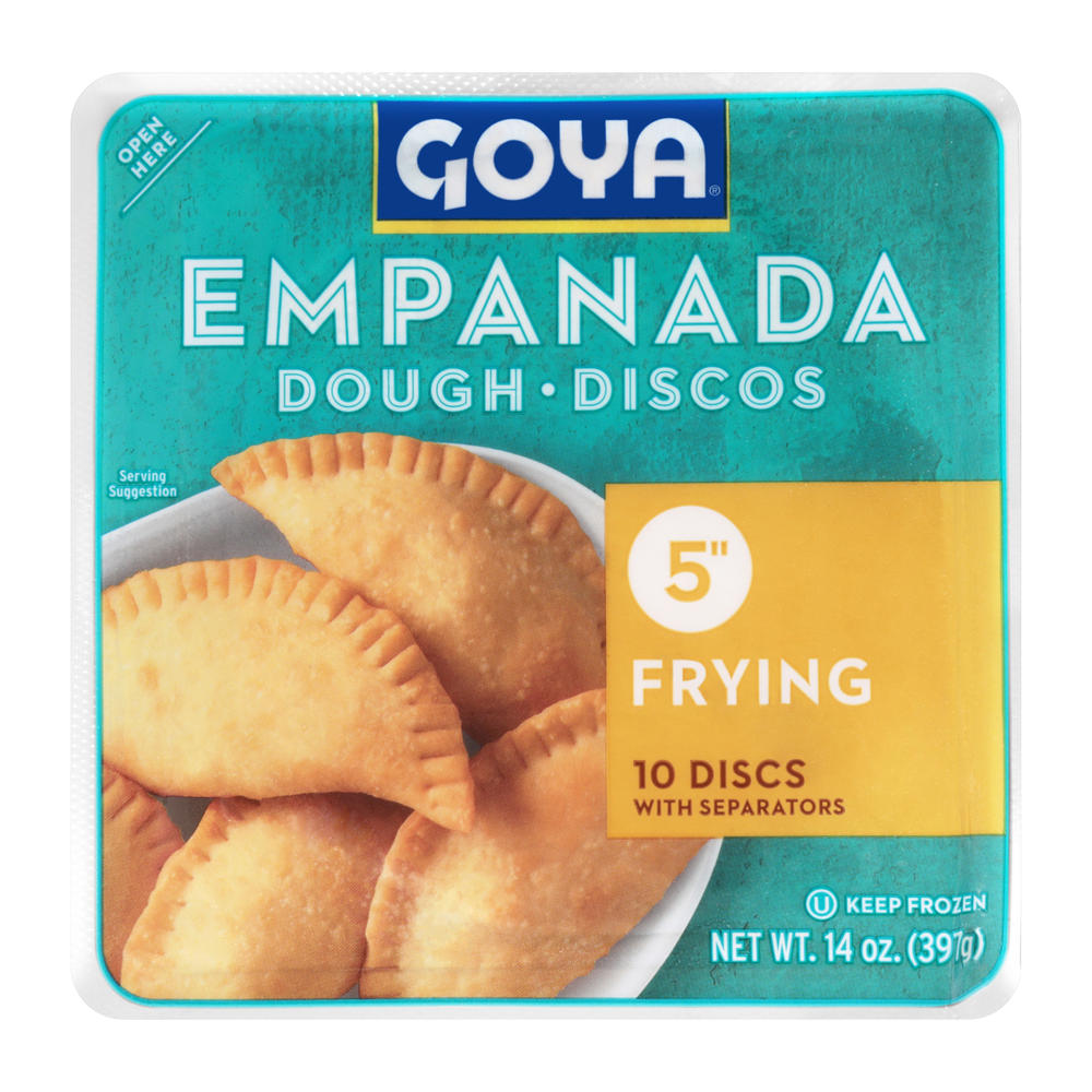 Goya 5" Empanada Dough Discs for Frying, 10 ct