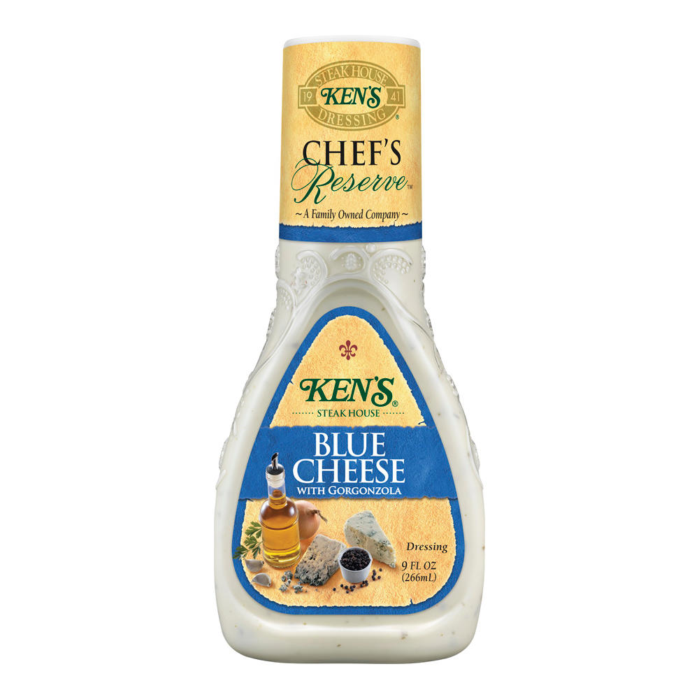 Ken's Steak House Chef's Reserve Blue Cheese with Gorgonzola Dressing, 9 oz