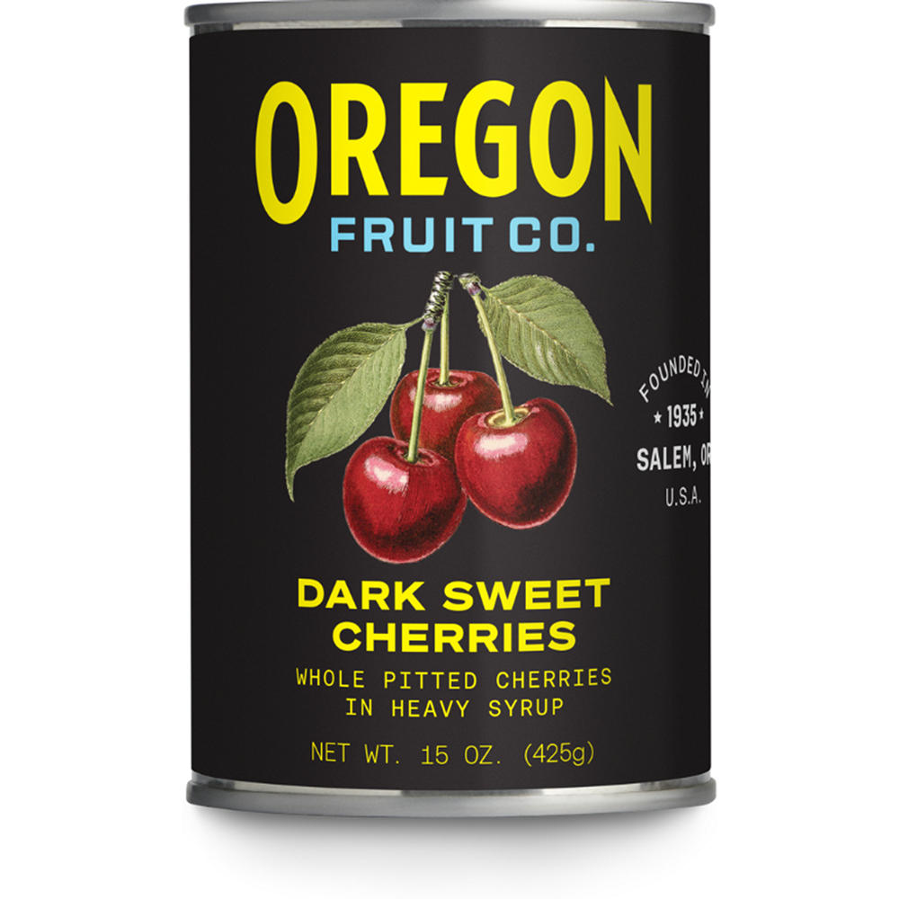 Oregon Fruit Co. Dark Sweet Pitted Cherries In Heavy Syrup, 15 oz