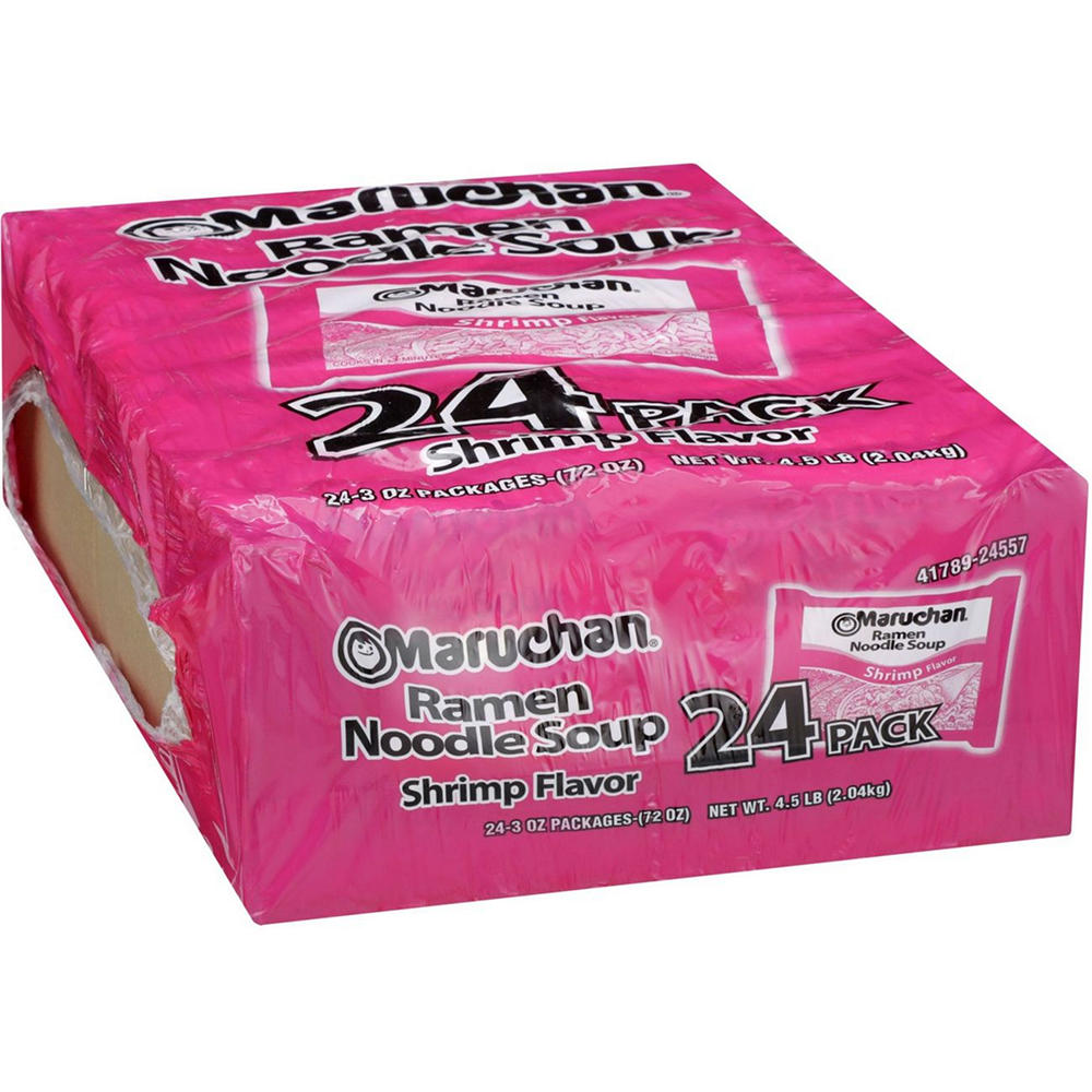 Maruchan Ramen Noodle Soup Packs - Shrimp Flavor, 24 ct