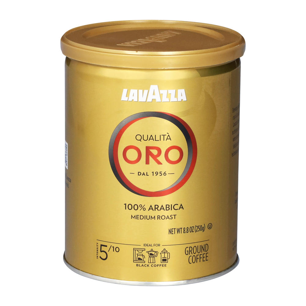 Lavazza Cafe Qualita Oro Espresso Ground Coffee, 8.8 oz