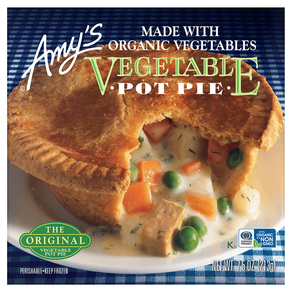 Amy's Vegetable Pot Pie Frozen Meal, 7.5 oz