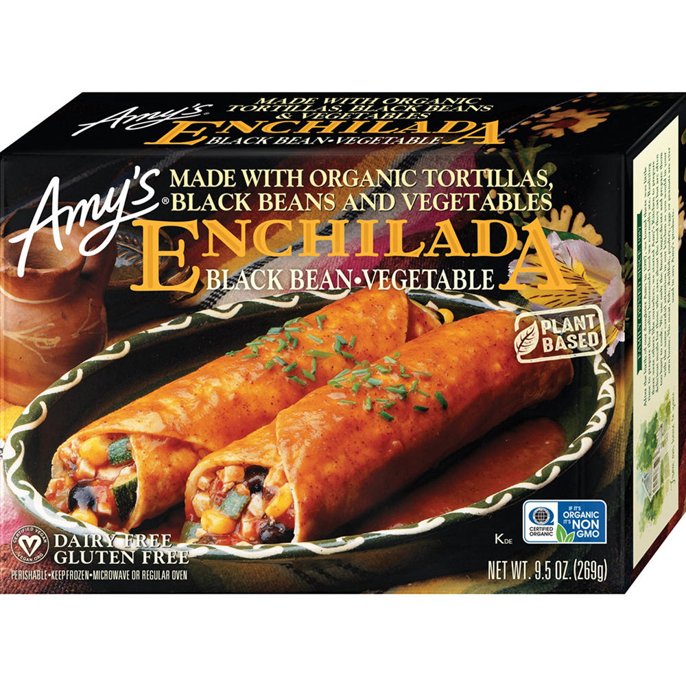 Amy's Dairy Free Black Bean & Vegetable Enchiladas, 9.5 oz