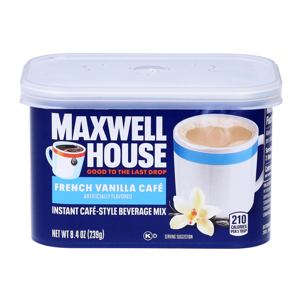 Maxwell House International Cafe French Vanilla Beverage Mix, 8.4 oz