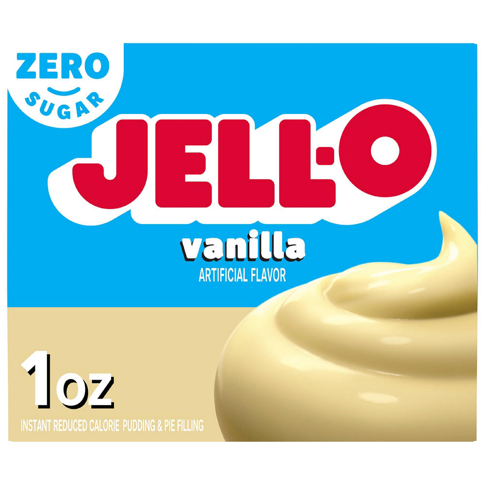 Jell-O Sugar Free Vanilla Instant Pudding Mix, 1 oz
