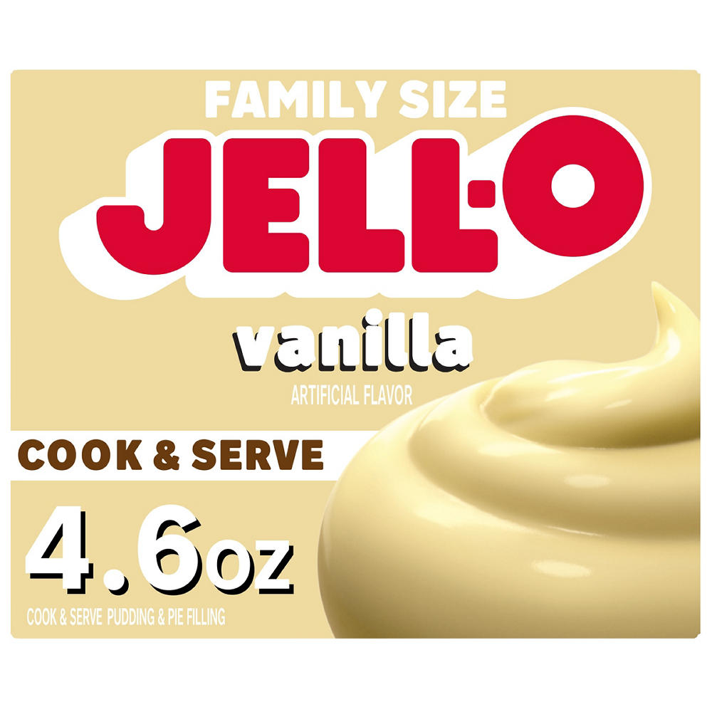 Jell-O Cook And Serve Vanilla Pudding, 4.6 oz