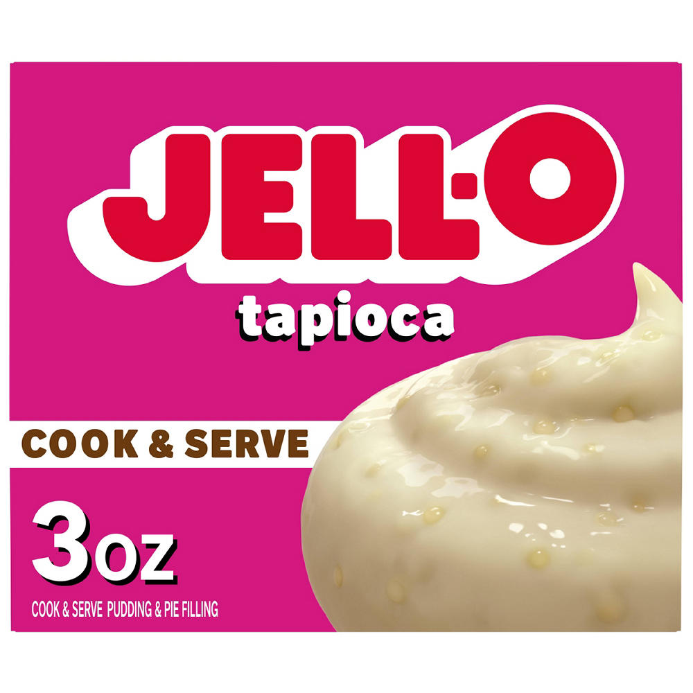 Jell-O Cook & Serve Tapioca Pudding Mix, 3 oz