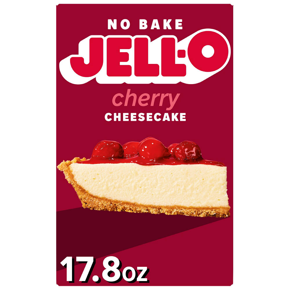 Jell-O No Bake Cherry Cheesecake Dessert, 17.8 oz