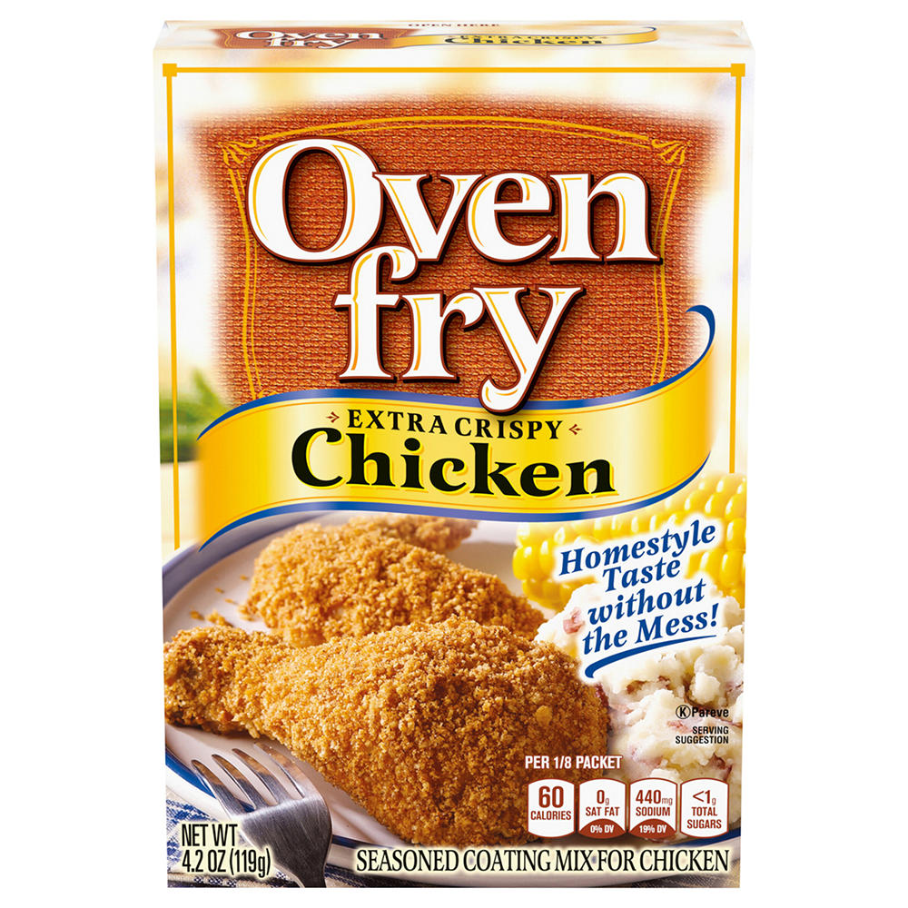 Oven Fry Extra Crispy Chicken Seasoned Coating Mix, 4.2 oz