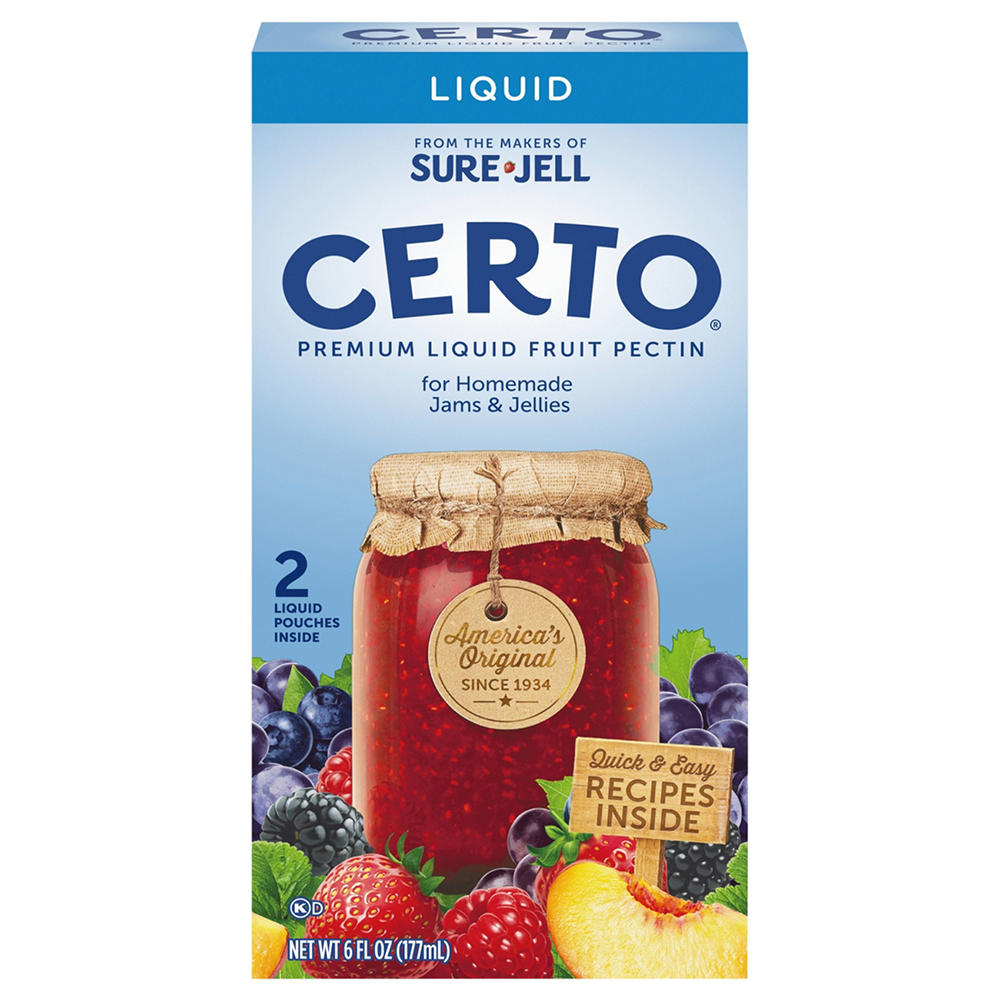 Certo Premium Fruit Pectin Box-Liquid, 6 oz