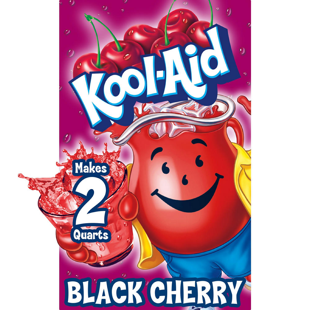 Kool-Aid Unsweetened Drink Mix Packet - Black Cherry