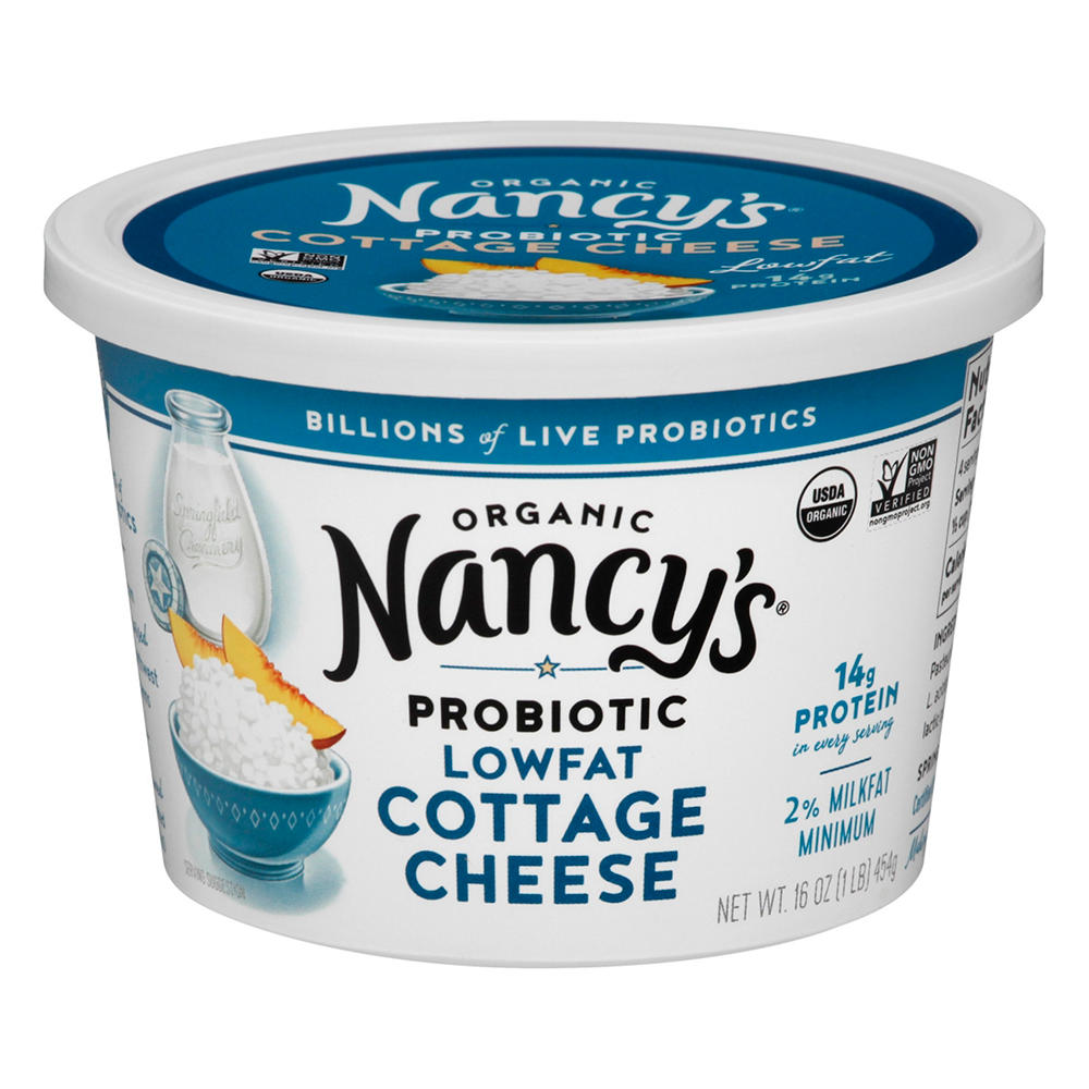 Nancy's Organic Low Fat Cottage Cheese, 16 oz