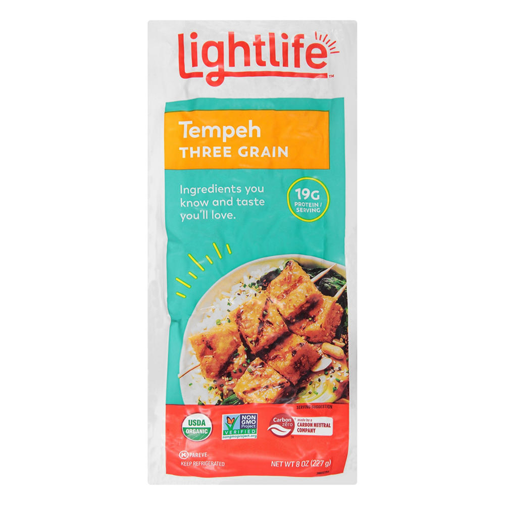 Lightlife Organic Three Grain Tempeh, 8 oz