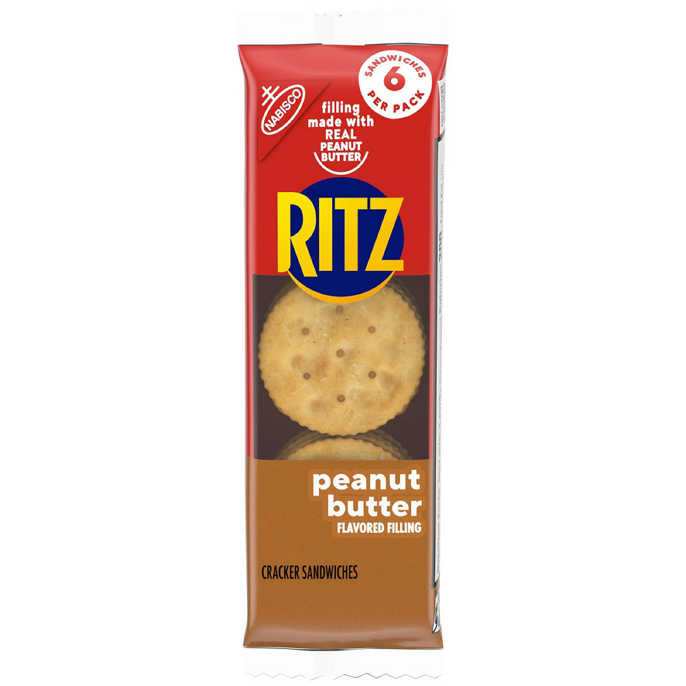 Ritz Peanut Butter Sandwich Crackers Snack Pack, 1.3 oz