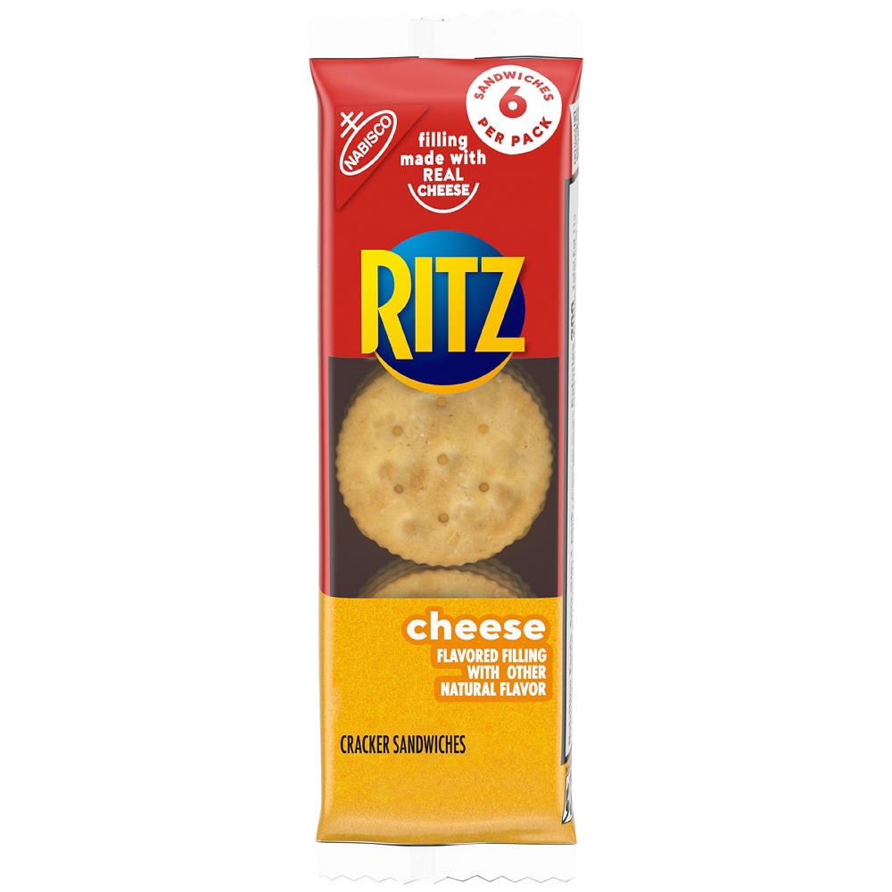 Ritz Cheese Sandwich Crackers Snack Pack, 1.3 oz